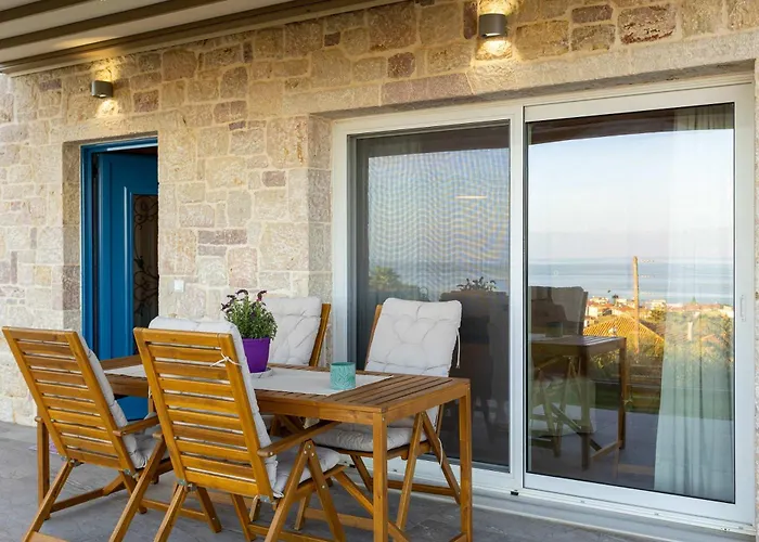 Petra & Thea - Seaview Stylish Getaways Villa Chrani