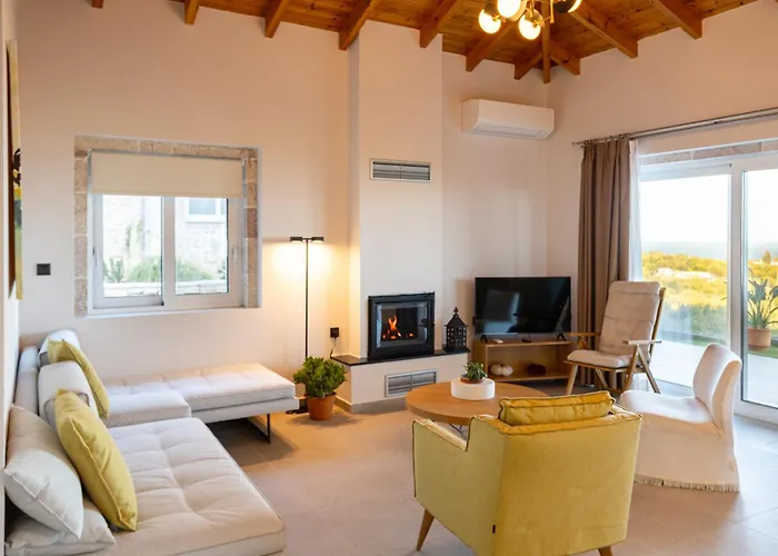 Petra & Thea - Seaview Stylish Getaways Villa Chrani